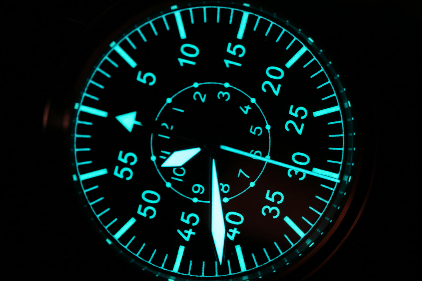 【Escapement Time】Relógio de Piloto com Movimento Automático, Mostrador Preto Tipo-B ou Tipo-A, Caixa de 40mm e Resistência à Água 100M