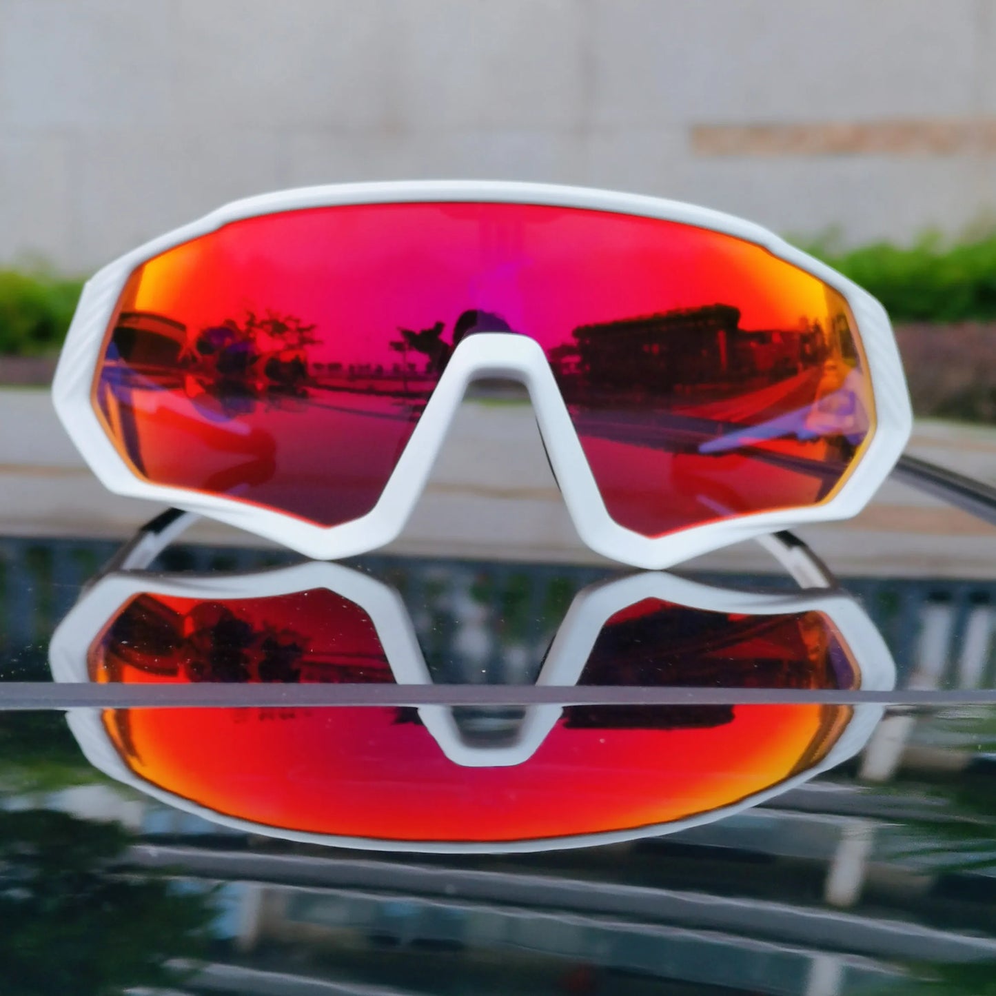 2025 Polarized Sport 5 Lens Cycling Glasses Bike Mtb Sunglasses Men Women Fishing Running Goggles Fashion Safety Bicycle Eyewear