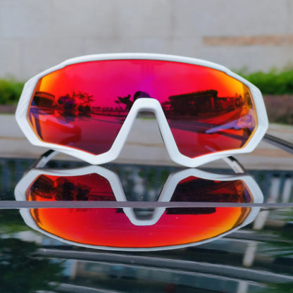 2025 Polarized Sport 5 Lens Cycling Glasses Bike Mtb Sunglasses Men Women Fishing Running Goggles Fashion Safety Bicycle Eyewear
