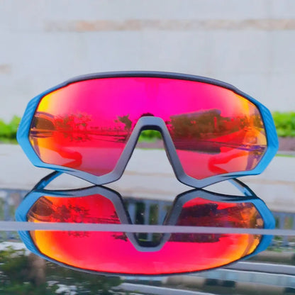 2025 Polarized Sport 5 Lens Cycling Glasses Bike Mtb Sunglasses Men Women Fishing Running Goggles Fashion Safety Bicycle Eyewear