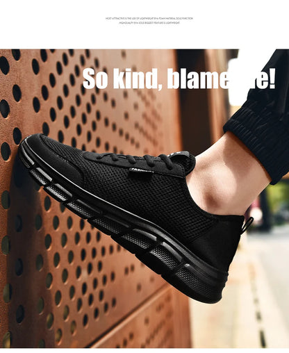 Men's Shoes Casual Mesh Summer Sneakers Breathable Lightweight Tenis Men Walking Sneaker Comfortable Masculino Zapatillas Hombre