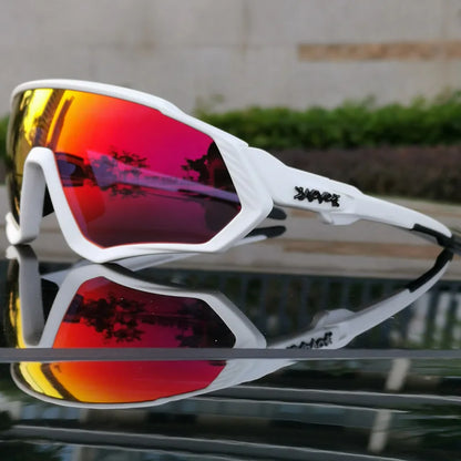 2025 Polarized Sport 5 Lens Cycling Glasses Bike Mtb Sunglasses Men Women Fishing Running Goggles Fashion Safety Bicycle Eyewear