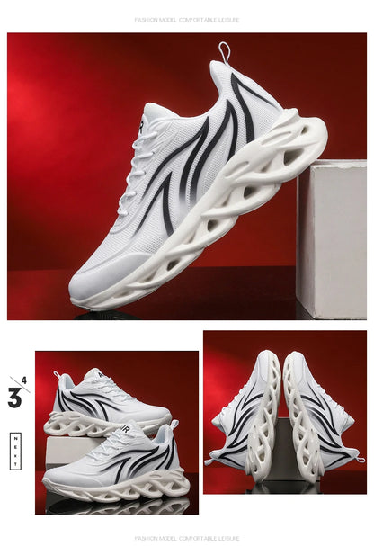 Social Shoe Male Mesh Breathable Comfortable Running Walking Shoes Outdoor Men's Sports Shoes Zapatos Hombre 2025 Best-selling