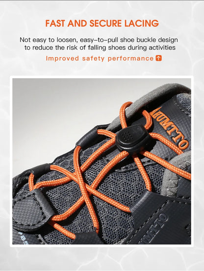 HUMTTO Brand Hiking Boots for Men Sneakers New Summer Trekking Sandals Male Breathable Outdoor Walking Climbing Water Shoes Mens