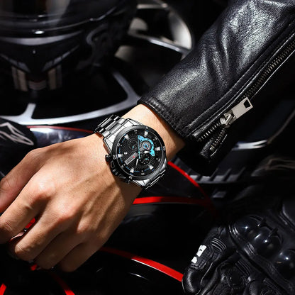 CURREN Men Watch Top Brand Luxury Sports Quartz Mens Watches Full Steel Waterproof Chronograph Wristwatch Men Relogio Masculino