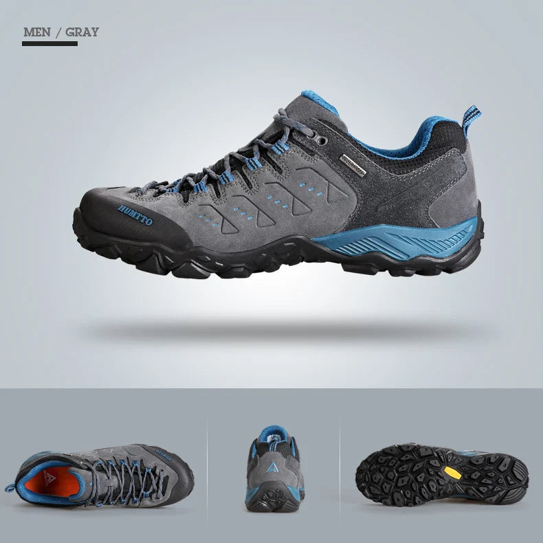 HUMTTO Trekking Shoes for Women Winter Hiking Shoes Womens Waterproof New Luxury Designer Climbing Leather Casual Woman Sneakers