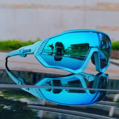 2025 Polarized Sport 5 Lens Cycling Glasses Bike Mtb Sunglasses Men Women Fishing Running Goggles Fashion Safety Bicycle Eyewear