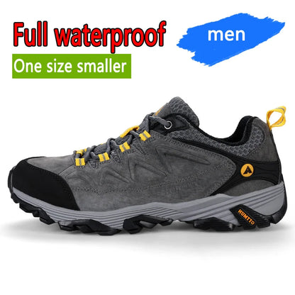 HUMTTO Hiking Shoes Men Winter Outdoor Sports Climbing Shoes hunting shoes Warm women Trekking  Sneakers ankle boots  Tactical