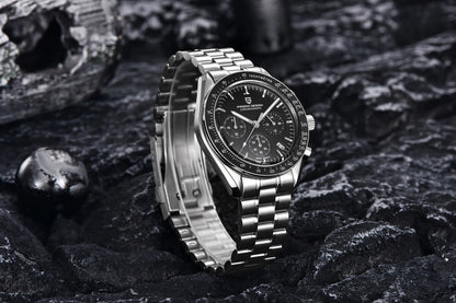 PAGANI DESIGN 2026 New Men's Watches Top Luxury Quartz Watch For Men Auto Date Speed Chronograph AR Sapphire Mirror Wrist watch