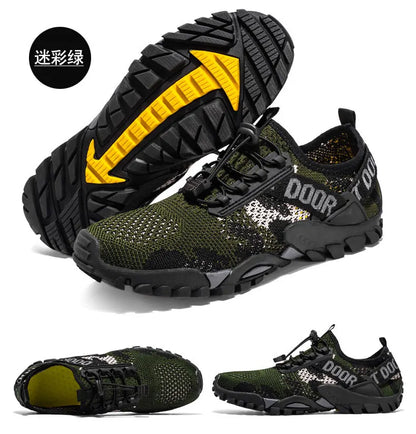 New Men's Outdoor Leisure Hiking Shoes Women's Beach Shoes Wading Shoes Couples Quick-Drying Rock Climbing Sneakers 36-47#