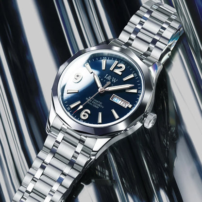 Relógio CARNIVAL para homem em tungsténio, marca de luxo, movimento automático NH36, relógio mecânico de pulso para homem, resistente à água, Montre Homme