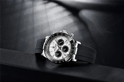 PAGANI DESIGN 2026 NEW 1664 Meteorite Dial Men's Watches Luxury Sapphire Quartz watch for men Sport Chronograph men Reloj Hombre