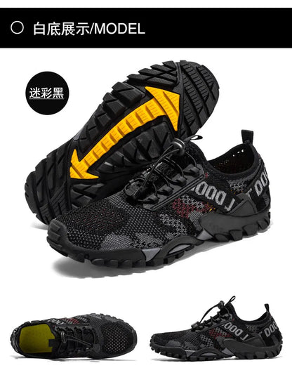 New Men's Outdoor Leisure Hiking Shoes Women's Beach Shoes Wading Shoes Couples Quick-Drying Rock Climbing Sneakers 36-47#