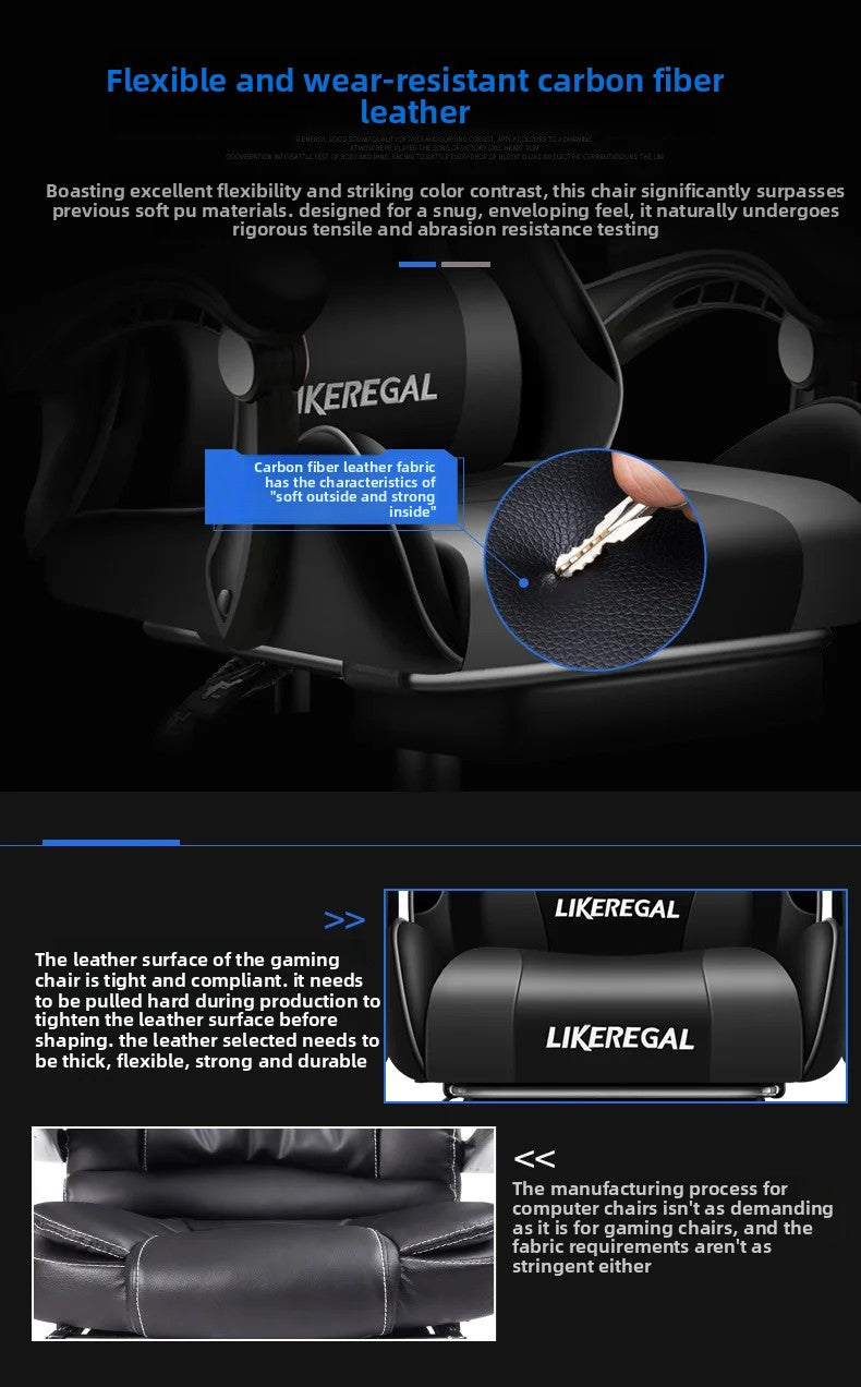 Gaming Chair Gaming Chair Office Computer Chair Ergonomics Sedentary Not Tired Home Can Lie Down