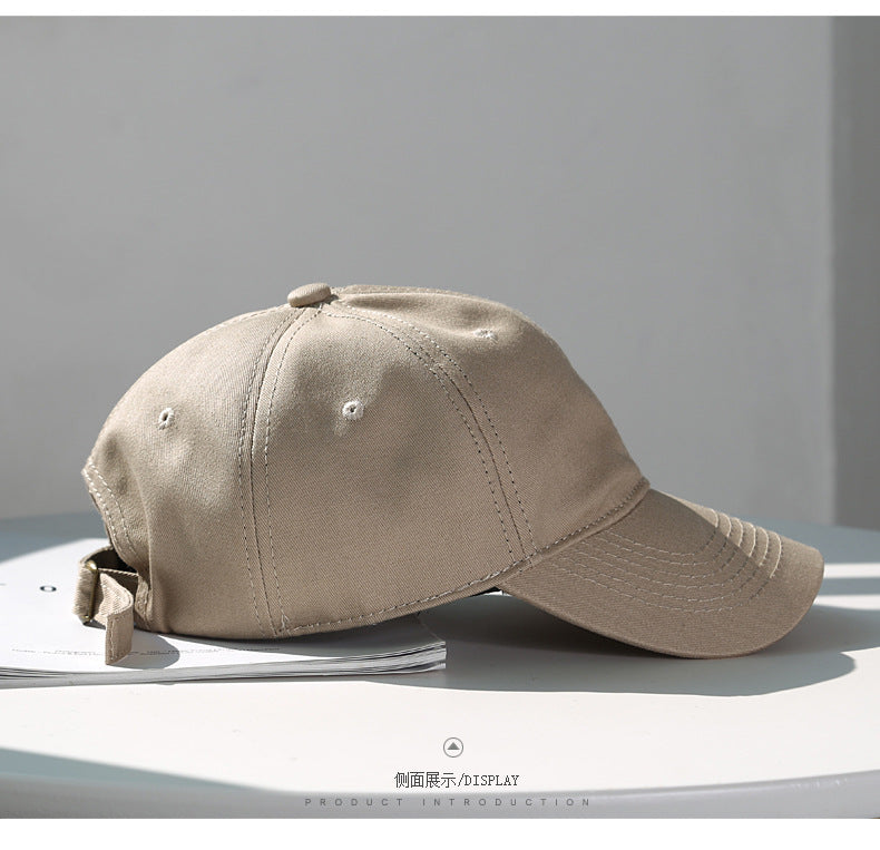 Custom Logo Cotton Soft Top Baseball Cap For Women Men Classics Simple Adjustable Dad Hat Outdoor Sport Dad Hats Wholsale