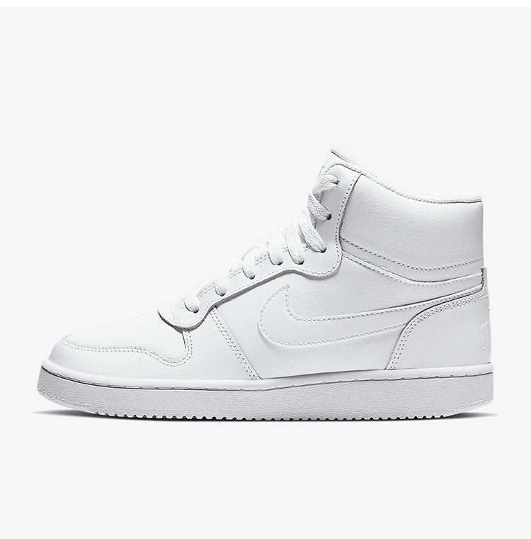Nike Official Authentic Ebernon Mid Women's Mid-Top Simple Classic Skate Shoes AQ1778-100