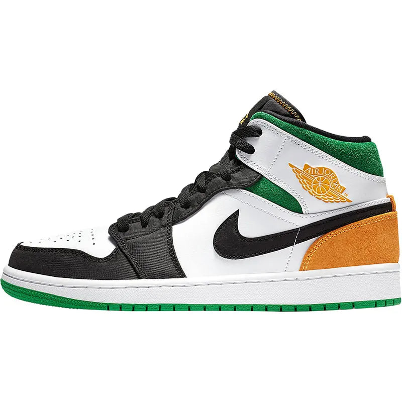 Nike genuine AIR JORDAN1 MID SE AJ1 men's sports basketball shoes 852542-101