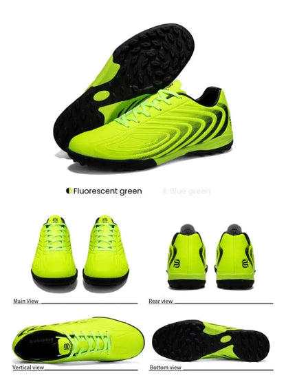 Baasploa Men Football Shoes Brand Comfort Lightweight Turf Training Soccer Shoes Professional Male Soft Sneakers Non-Slip