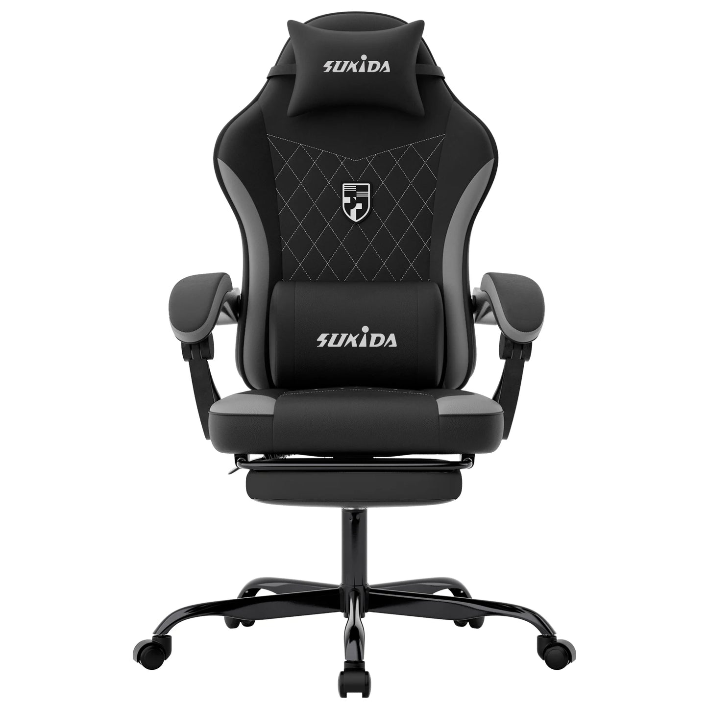SUKIDA Gaming Chair High Back Ergonomic Computer Chair With Footrest Reclining Adult Comfortable Office Chair ﻿