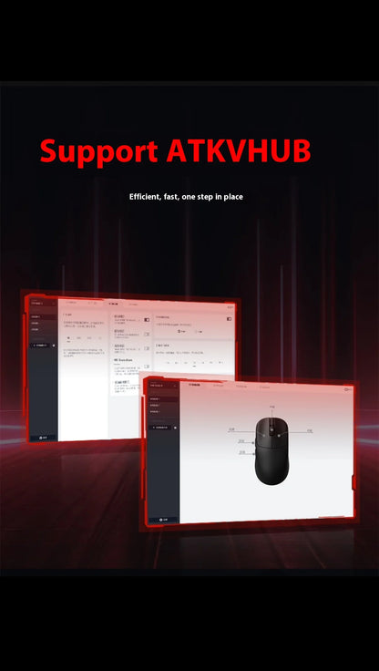 ATK VXE VGN MAD R Major Ultra-Lightweight Wireless Gaming Mouse, Ergonomic Dual-Mode Wireless Mouse with PAW3395 Sensor for Esports, Office & Gaming