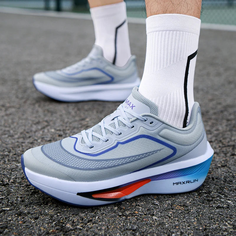 Mens Running Shoes Autumn Breathable Marathon Professional Lightweight Sneakers Flat Comfortable Casual Tennis Shoes for Men