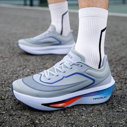 Mens Running Shoes Autumn Breathable Marathon Professional Lightweight Sneakers Flat Comfortable Casual Tennis Shoes for Men