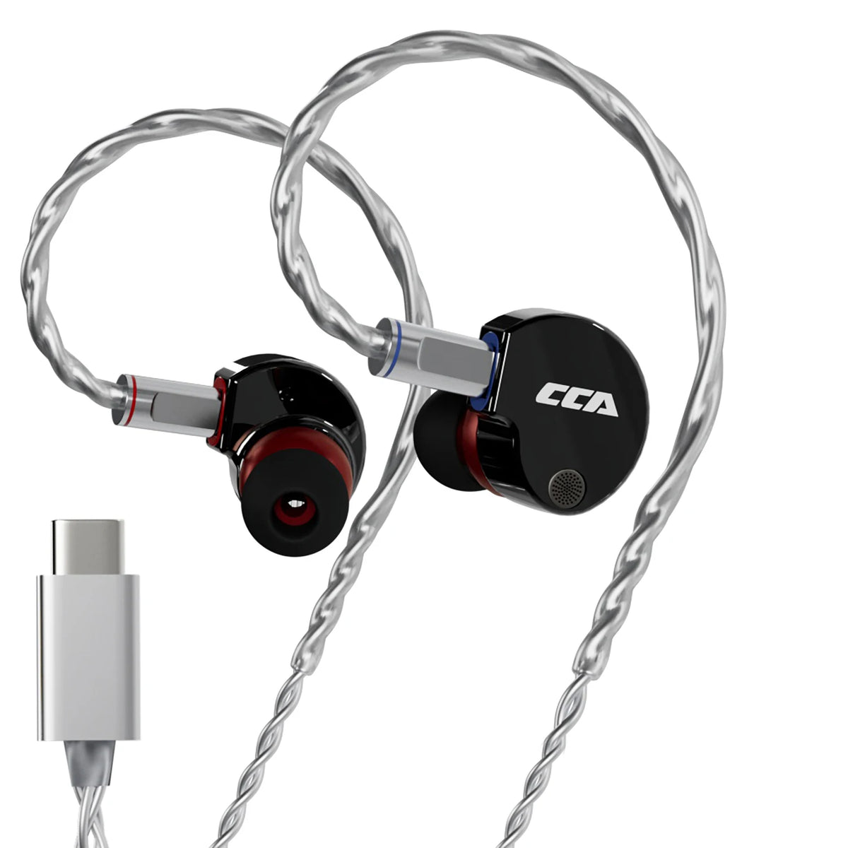CCA Phoenix Wired Earphones Dynamic Drive LCP Diaphragm Music Headphone With Detachable Cable Noise Reduction Gaming Earphones