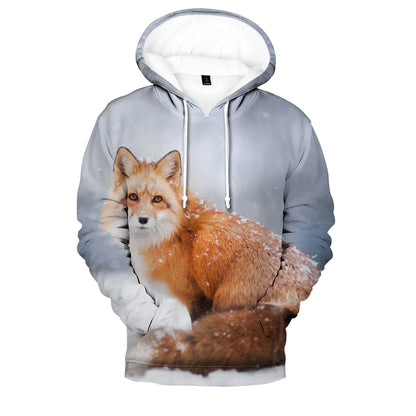 Hip Hop Popular Novelty Comfortable Fox 3D print Hoodies Sweatshirts Men/Women Sweatshirt Adult/Child Casual Pullovers