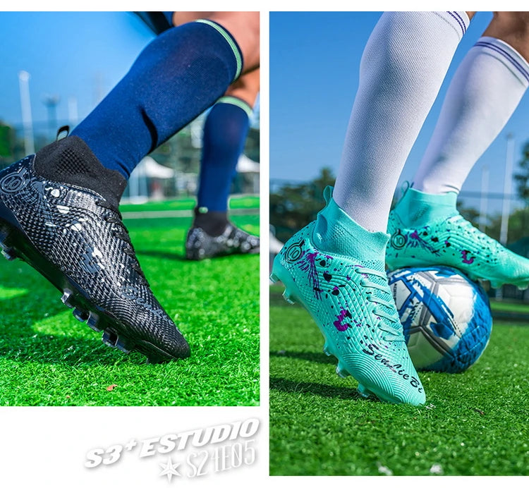 High Quality Soccer Cleats for Men Soccer Shoes Society Boys Football Boots Children Football Shoes Sneakers Unisex Soccer Boots