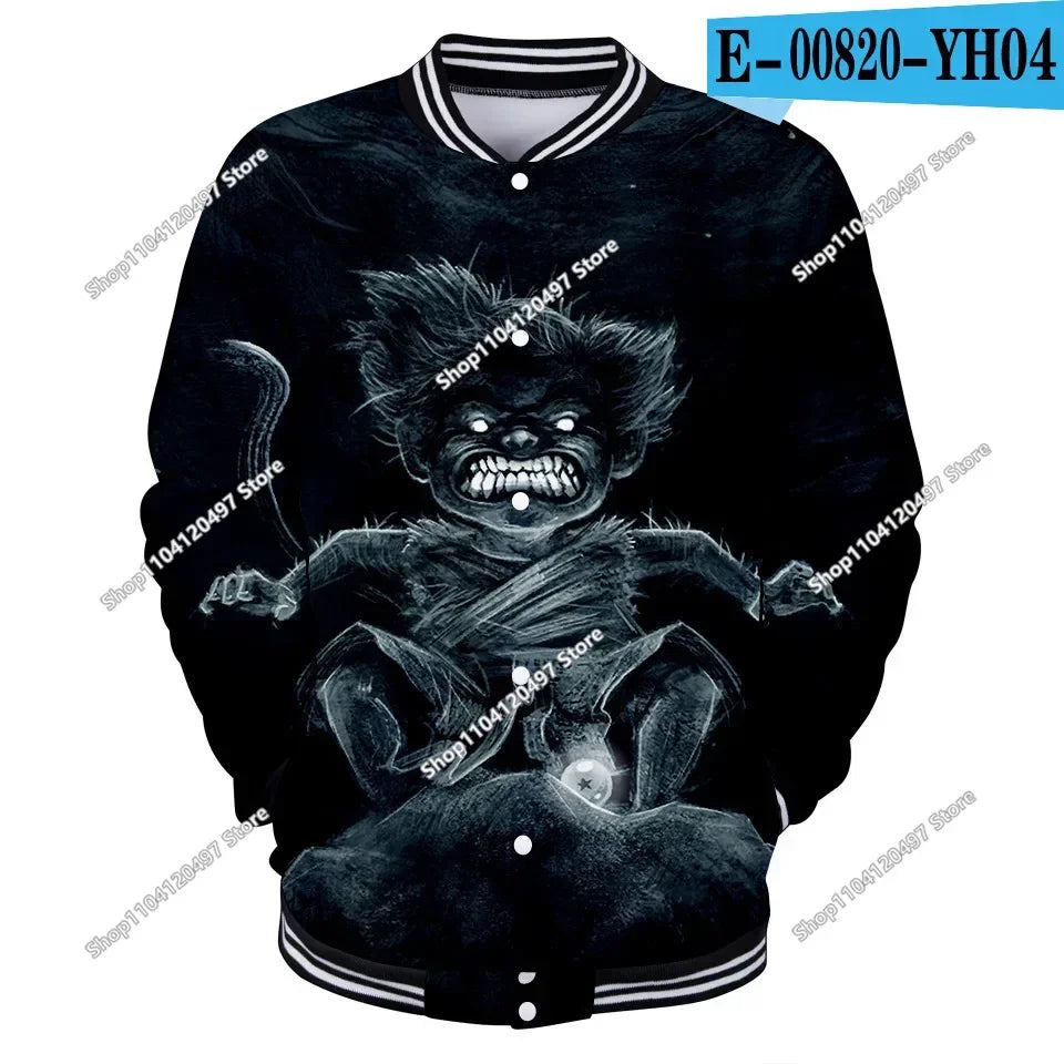 New Japanese Anime Dragon Ball Z Varsity Jacket Autumn Casual Sweatshirt Hoodie Coat Jacket Brand Baseball Jacket