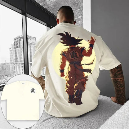 Dragon Ball Animation Joint T-Shirt 2025 Summer New Men's  Harajuku Loose Casual Plus Size Parent-Child Short Sleeve Top