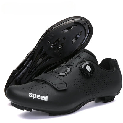 Professional New Sneakers Men Ultralight Double Buckles Cycling Shoes MTB Luminous Road Bike Shoes