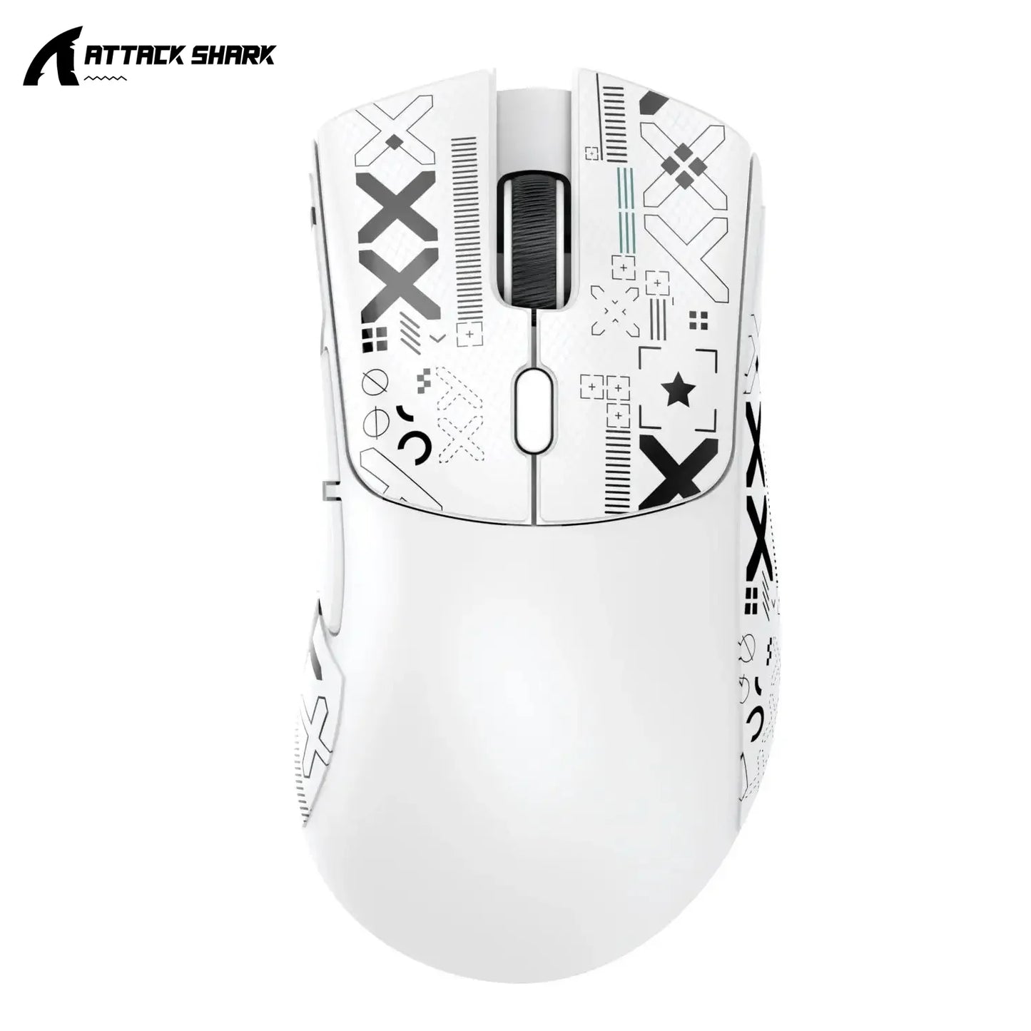Attack Shark R1/X11 Tri-Mode Wireless Gaming Mouse, 18,000 DPI PAW3311 Bluetooth, 2.4GHz & Wired Lightweight Programmable Gaming Mouse for PC & Laptop