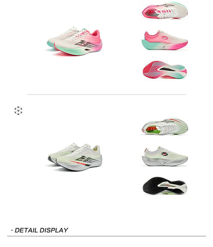 QIAODAN Feiying PB6.0 Men's Marathon Racing Running Shoes Full Palm Carbon Plate Sneakers Lightweight Sports Shoes QDB023261299
