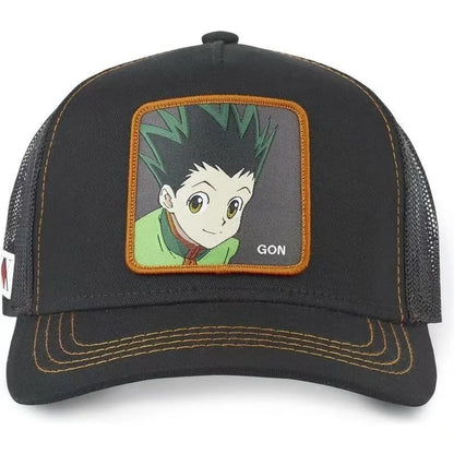 Hunter X Hunter-keps, sommar-snapback-baseballkeps för män, broderad, hiphop-stil, solskydd, justerbar truckerkeps i nät