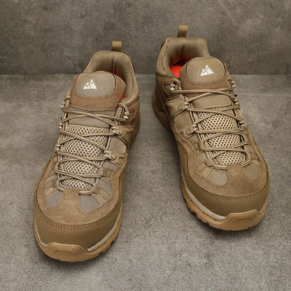 HIKEUP Non-slip Wear Resistant Outdoor Hiking Shoes Breathable Splashproof Climbing Men Sneaker Trekking Tourism Mountain Shoes