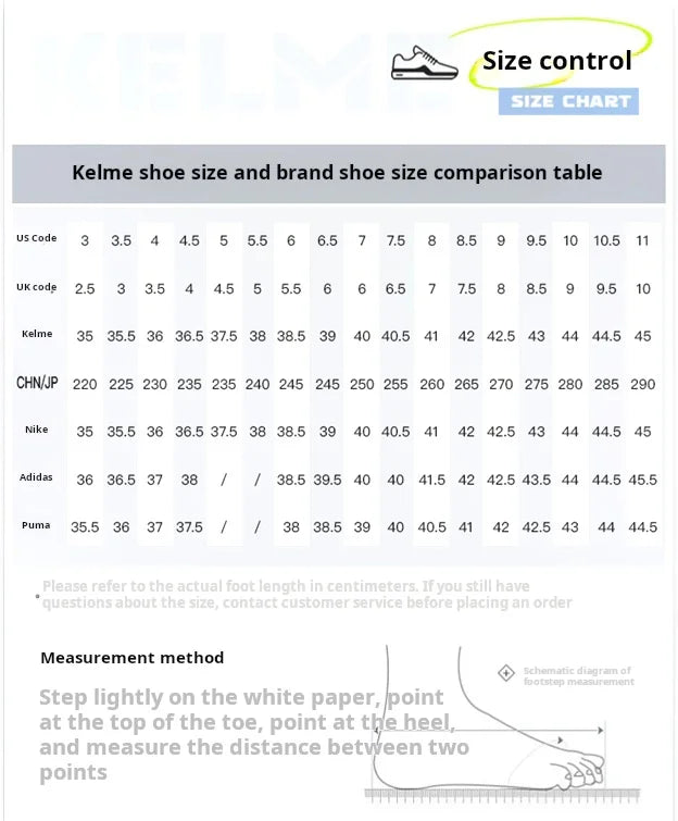 Kelme Football Shoes Men's Glimpse Mg Adult Game Short Nail Football Shoes Professional Training Artificial Grass Sports Shoes