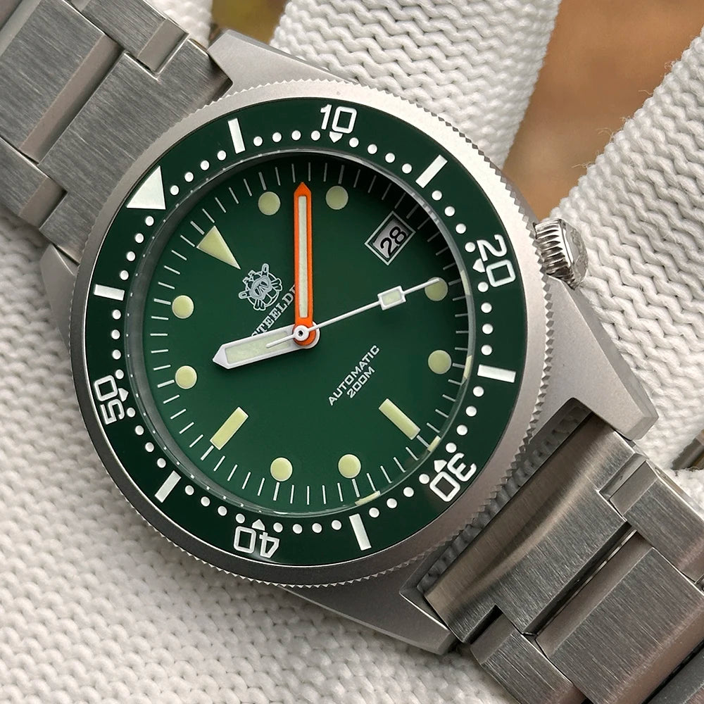 STEELDIVE Official SD1979 High Quality 200M Waterproof 42.5MM NH35 Automatic Ceramic Bezel Sapphire Glass Men Dive Watch Reloj
