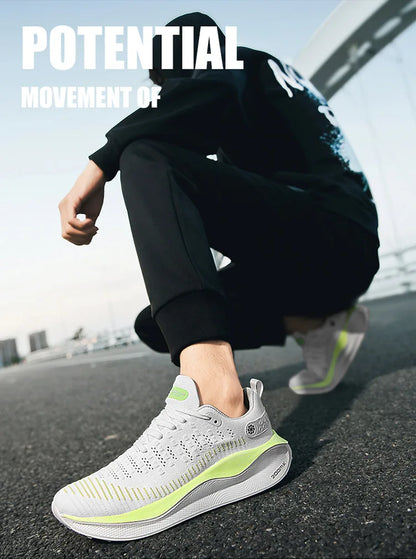 New Men Running Shoes Athletic Casual Sports Luxury Shoes Fashion Trainer Lightweight Breathable Jogging Comfortable Walking