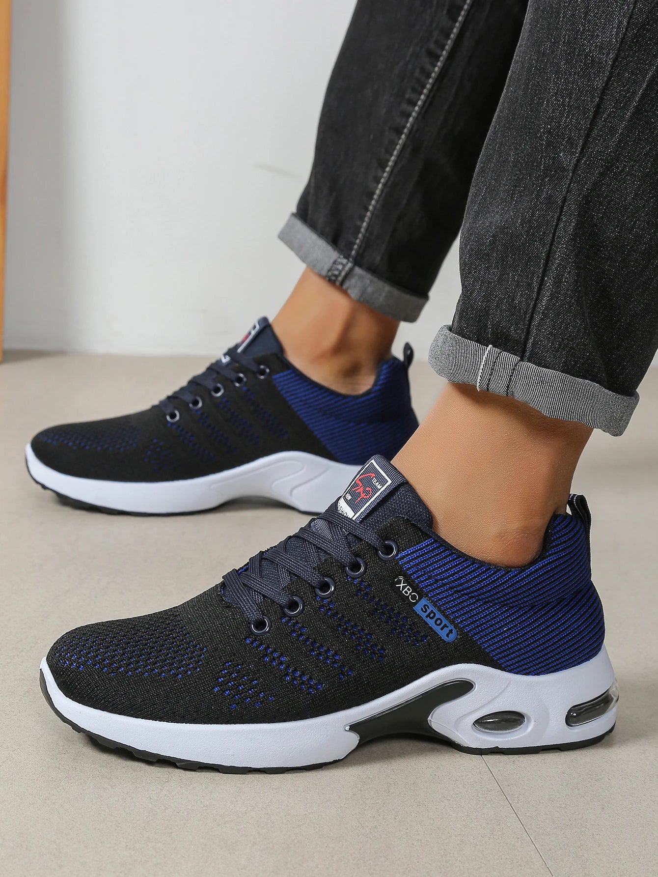 Men's shoes Fashion Super Breathable Lace-Up Running Shoes - Non-slip, durable and pillow comfort - Men's Fashion Sneakers