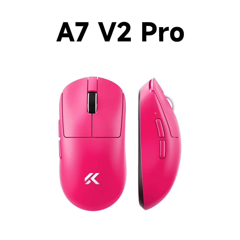 MCHOSE A7 V2 Rato Gaming Sem Fios Leve, Dupla Taxa de Polling de 8,000Hz, PAW3950 TI, Rato Gaming, Esports e Escritório