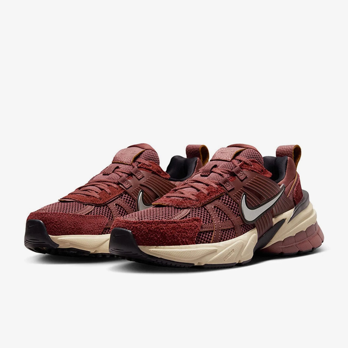 Nike Official Authentic W NIKE V2K RUN Women's Retro Wear-Resistant Dad Shoes FN6703-201