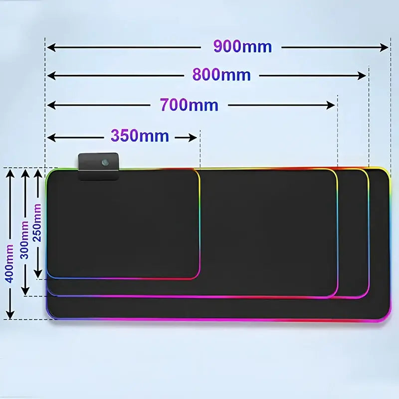 Mouse Pad Gamer Keyboard Pad Overwatch Sombra Desk Mouse Mat LED Carpet Rubber Tapis Souris Gaming RGB Notbook Kawaii Mousepad