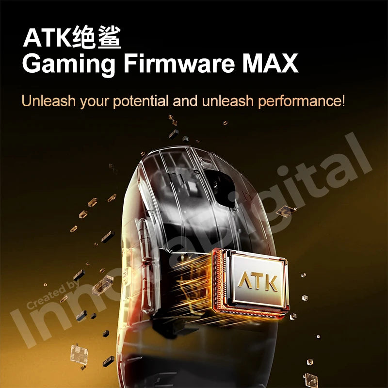 ATK Dragonfly A9 Ultimate bezdrátová herní myš A9 Air PAW3950 ultralehká ergonomická e-sportovní myš pro hráče FPS CSGO A9 Ultra