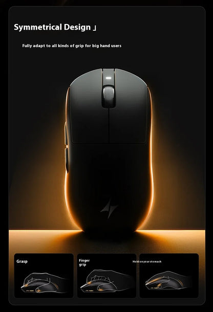 Rato Gaming Sem Fios ATK A9 Plus A9/A9 SE/A9 Pro Tri-Mode 8K Leve A9 Ultimate E-sports PC Presente Personalizado