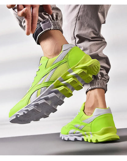 New Men's and Women's Running Shoes Breathable Casual Sneakers Anti-slip Vibration Comfortable Outdoor Sprots Walking Shoes36-48