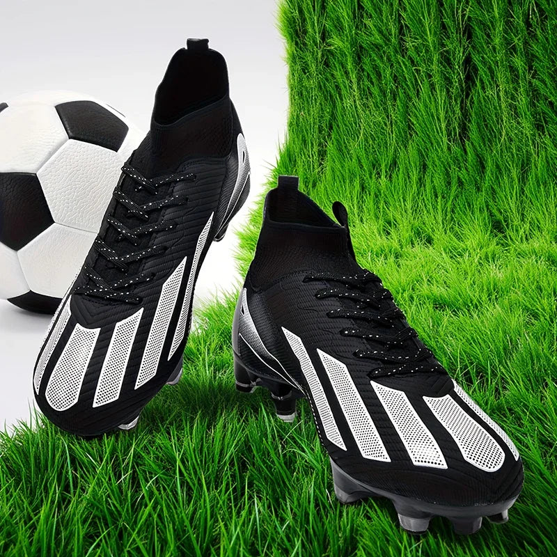 New Men Soccer Shoes Adult Non-Slip Football Boots Cleats Boys Ultralight Sport Sport Outdoor Comfortable Training Match Grass