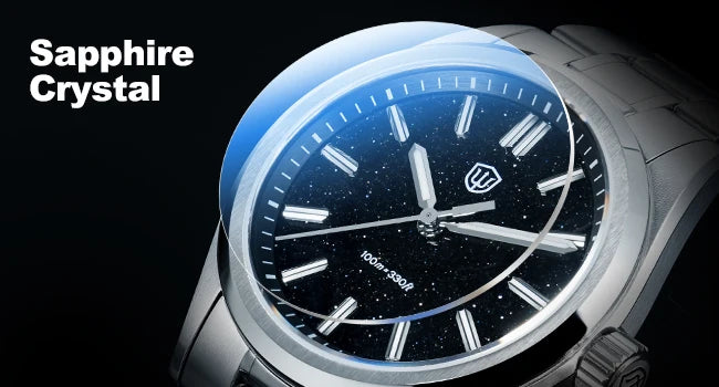 Watchdives WD0003B ‌Aventurine Dial Watch VH31 Quartz Movement Sapphire Crystal Luminous 100m Waterproof 36mm Vintage Watches