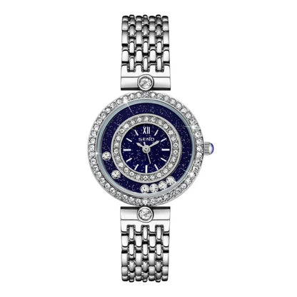 Women Bracelet Watches Silver Top Brand Luxury Ladies Wrist Watches Female Clock Full Steel Quartz Watches Elegant Fashion