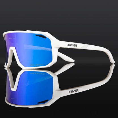 Kapvoe Cycling Glasses Men Cycling Sunglasses MTB UV400 Polarized Built-in Myopia Frame Bicycle Goggles Outdoor Sports Eyewear